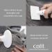 Catit Grooming Kit for Shorthaired Cats | 5-Piece Canister Set with Rubber Palm Brush, Nylon & Metal Slicker Brushes, Fine Comb, Curved Nail Clippers | White, Black, Grey | Short Hair - Buy Online on GoSupps.com