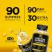 Vegan Creatine Monohydrate Gummies 5g - Natural Lemon Flavor for Strength & Energy - 90ct Chews for Men & Women - Buy Online on GoSupps.com