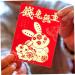 MAGICLULU 240 Pcs Year of The Rabbit Red Envelope Chinese New Year Hongbao New Year Money Bag Money Envelopes for Cash Budgeting 2023 Red Packet Child Cartoon Spring Festival Supplies Paper Colorfulx4pcs 11.5x8.1cmx4pcs - Buy Online on GoSupps.com