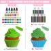 Fat-Soluble Food Coloring - 60ml Oil-Based Color for Chocolate Cakes and Macarons | Concentrated Cyan Colorant for Decoration - Buy Online on GoSupps.com