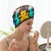 Colorful Guitars Coral Velvet Quick-Dry Hair Cap | Travel & Home Hair Towel Wrap for Men & Women - Buy Online on GoSupps.com