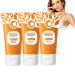BAInuai Set of 3 exfoliating facial gels for women - Bright Orange - Facial scrub - To reduce