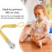 Jomewory Pacifier Holder - Stylish & Durable Baby Gift for Girls | Soft Washable Modern Pacifier Clips - Buy Online on GoSupps.com
