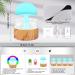 Rain Cloud Humidifier with Remote Control - GUKKK 3 in 1 Aroma Diffuser & 7 Color Night Light | 500ml for Office & Bedroom - Buy Online on GoSupps.com