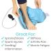 Vive Compression Ankle Ice Pack Wrap for Foot Pain Relief - Cold Brace for Injuries - Support for Swelling, Sprains, & Fractures - Reusable Gel - Fits Small & Large Feet, Gray - Buy Online on GoSupps.com