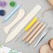 8 Pieces Bone Folder Tools Include 2 Pieces Bone Folder Paper Creaser 3 Pieces Double Head Indentation Pens with Sugar Stir Needle Quilling Needle Pen and Tweezers for Card Making Scrapbooking - Buy Online on GoSupps.com