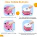 Shop Mmggaish 8 Colorful Dog Buttons for Communication | Complete Pet Training Set with 50 Stickers & Fixing Pads | International Shipping Available - Buy Online on GoSupps.com