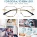 Cyxus Blue Light Blocking Computer Glasses Clear Lens Retro Eyewear Unisex 8015T62 - Buy Online on GoSupps.com