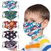 5pcs Children Ball Cute Cartoon Pattern Washable Reusable Adjustable Comfortable Elastic Earloop Face_Mask
