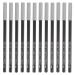 12 pi ces Lot de Crayons Yeux Noirs Antitache avec Pointe Ultra-fine Stylo Maquillage Pratique et Outil Beaut pour Trac Pr cis et Facile Enlever