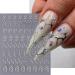 JMEOWIO 12 Sheets Moon Star Sun Nail Art Stickers Decals Self-Adhesive Snowflake Colorful Nail Supplies Nail Art Design Decoration Accessories - Buy Online on GoSupps.com