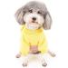 Zweitea Dogs Winter Coats for Small Dogs & Puppies - Soft Warm Jackets for Cold Weather | Chihuahua Yorkie XXL Yellow - Buy Online on GoSupps.com