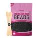 TRINIDa Wax Beads Professional Hard Wax Beads 500g with 10 Applicators For Full Body Facial and Legs Painless Gentle Hair Removal Wax Beads for Women and Men (Charcoal) Charcoal 500g