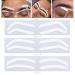 24 Pairs Disposable Brow Shaping Guides - Airbrush Brow Shape Tape & Microblading Stencils for Perfect Eyebrows | International Shipping Available - Buy Online on GoSupps.com