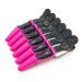 BEINY 6PCS Plastic Crocodile Hair Styling Clips - Non Slip Grip Alligator Clips for Thick Hair - Rose Red Barrettes for Women Girls - Buy Online on GoSupps.com