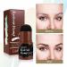 Lavan Eyebrow Stamp Stencil Kit - Long Lasting Waterproof Makeup Tools with 10 Reusable Stencils, 2 Brushes - Dark Brown 13 Piece Set - Buy Online on GoSupps.com