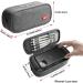 Vnieetsr Large Pencil Case Big Capacity Pencil Bag Large Storage Pouch 3 Compartments Desk Organizer Marker Pen Case Simple Stationery Bag Pencil Holder (Gray) - Buy Online on GoSupps.com