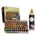 The Army Painter - Warpaints Airbrush Mega Paint Set & Airbrush Paint Thinner Bundle - Non-Toxic Water Based Acrylic Airbrush Paint Set  Flow Improver and Airbrush Medium for Miniature Wargaming