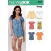 Simplicity New Look Easy Pattern 6891 Misses Pull-On Tops with Variations at Sleeve Sizes 10-12-14-16-18-20-22