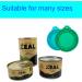 Peslogy 2pcs Universal Silicone Tin Can Lids Pet Food Can Cover Can Lids Pet Dog Cat Food Storage Can Tin Covers Lid Top 1 Fit 3 Standard Size (Blue and Green) - Buy Online on GoSupps.com