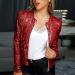 Women's Fall Plus Size Sequin Shrug Long Sleeve Sparkle Sequins Blazer Jacket Lightweight Lapel Party Blazer Red Medium - Buy Online on GoSupps.com