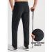 Libin Men's Golf Pants Slim Fit Stretch 30/32 Quick Dry Lightweight Comfort with Pockets - Black 36W x 30L - Buy Online on GoSupps.com