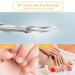 Sandalfon Scissors Extra Sharp Curved Nails Stainless Steel Cuticle Scissors Beauty Scissors for Eyebrows Nails Facial Hair Mustache Nose Hair - Buy Online on GoSupps.com