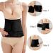 Postpartum Belly Band Wrap - C Section Recovery Abdominal Belt for Women | Waist Binder & Tummy Compression Support (Small Black - Buy Online on GoSupps.com