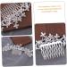 FRCOLOR Rhinestone Alloy Hair Comb bride headpieces for wedding rhinestone hair accessories flower hair accessories Wedding Bridal Hair Comb Flower Hair Comb Wedding Hair Comb the flowers - Buy Online on GoSupps.com