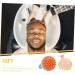 Tovinanna 8 StK Silicone Shampoo Massage Brush | Professional Scalp Peeling Brush | Abrasion-Resistant Massage Accessory for Healthy Scalp - Buy Online on GoSupps.com