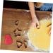 Ciieeo 2 Pcs Baking Mold Christmas Baking Tool Silicone DIY Mold Silicone Cookie Molds Baking DIY Resin Moulds Clay Molds Candle Molds Decorations Micro-Wave Oven Silica Gel 17.8X15.5X3CM As Shown - Buy Online on GoSupps.com