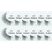 Shop #218 - 12 Pairs 100% Human Hair Eyelashes for a Natural Look | International Shipping Available - Buy Online on GoSupps.com
