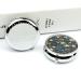 Round Wild Nature Print Pill Box | 3 Compartment Portable Medicine Organizer - Decorative Metal Pocket Case - Buy Online on GoSupps.com