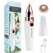 Rechargeable 2-in-1 Eyebrow Trimmer & Facial Hair Remover for Women with LED Light - Buy Online on GoSupps.com
