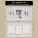 Personalised Baby Hand and Footprint Kit | Newborn Photo Frame Gift Set | Pregnancy and Baby Shower Gifts for New Mum | White 38.5x20.6x2cm - Buy Online on GoSupps.com