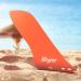 HLOGREE 9'' SUP Fin - 9 inch Surf & SUP Single Center Water Fin | Quick Release & Detachable Stand-Up Paddleboard Fin in Orange - Buy Online on GoSupps.com