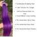 Purple Pre-Stretched Box Braid Hair 26 Inch - Pack of 3 | Kanekalon & Human Hair Blend - Buy Online on GoSupps.com