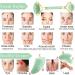 Shop Natural Crystal Gua Sha Scraper Board & Jade Roller - Anti-Wrinkle Facial Massage Tool Set | Premium Slim Pink Stone Gift Set - International Shipping Available - Buy Online on GoSupps.com