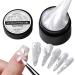 G n rique 3D Nail Carving Gel | White Nail Carving Gel | Smooth Manicure Decoration Glue For Beauty Flower Charm Modeling And Design Modeling And Design