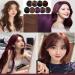 2 in 1 Floral Hair Dye with Comb Plant-Based Comb Hair Dye Fruit Essence Hair Dyeing Comb Plant Bubble Hair Dye Shampoo (Chestnut) - Buy Online on GoSupps.com