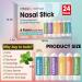 AZEN 24 Pack Nasal Sticks Bulk Portable Inhaler Stick for Nasal Congestion Relief with Essential Oils Focus Boost Non-Medicated Refreshing Vapors - Buy Online on GoSupps.com