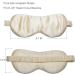 3D Sleep Mask for Men and Women with Earplugs - Wheat | Ideal for Sleeping, Travel, Yoga | Blackout Eye Shade Cover for False Eyelash Extensions - Buy Online on GoSupps.com