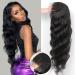 ALIPOP 5x5 HD Transparent Lace Front Wig 22'' Body Wave Brazilian Human Hair 180% Density Closure Wig - Buy Online on GoSupps.com