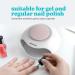Homedics 2-in-1 Nail Polish Dryer UV Nail Lamp with Fan Sleek Finish in Minutes for Manicure and Pedicure Curing Lamp for Gel Nails Suitable for Use with Regular Nail Polish Gel & Acrylic Nails - Buy Online on GoSupps.com
