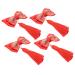 Beaupretty bow hairpin bows alligator clips spring festival hair clips spring festival headpiece chinese hair bow kids hair accessories red bow clip bows festive baby girl headgear Baby