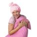 Diane Satin Lined Sleep Cap Pink