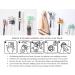 Tecbull Funny Hooks Toothbrush & Razor Holder - Self-Adhesive Shower Bracket (6 Black/White + 6 Replacement Glue Pads) - No Drilling Needed - Buy Online on GoSupps.com