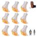 Alvo feet socks alvo feet socks for varicose veins Alvo socks Alvo feet Tourmaline socks alvo feet compression socks alvo feet socks for women (white 9 pair)