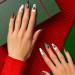 Christmas False Fingernails - Self-Adhesive Artificial Nails for Women & Girls | Full Coffin Nail Tips - Buy Online on GoSupps.com