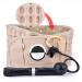 Alkani decompression Back Belt rear belt decompression wireless traction device lumbar spine portable with heating cushions Unit size for sizes 29-49 (color: beige)